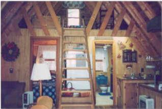Woodland Cabin - Loft View Photo